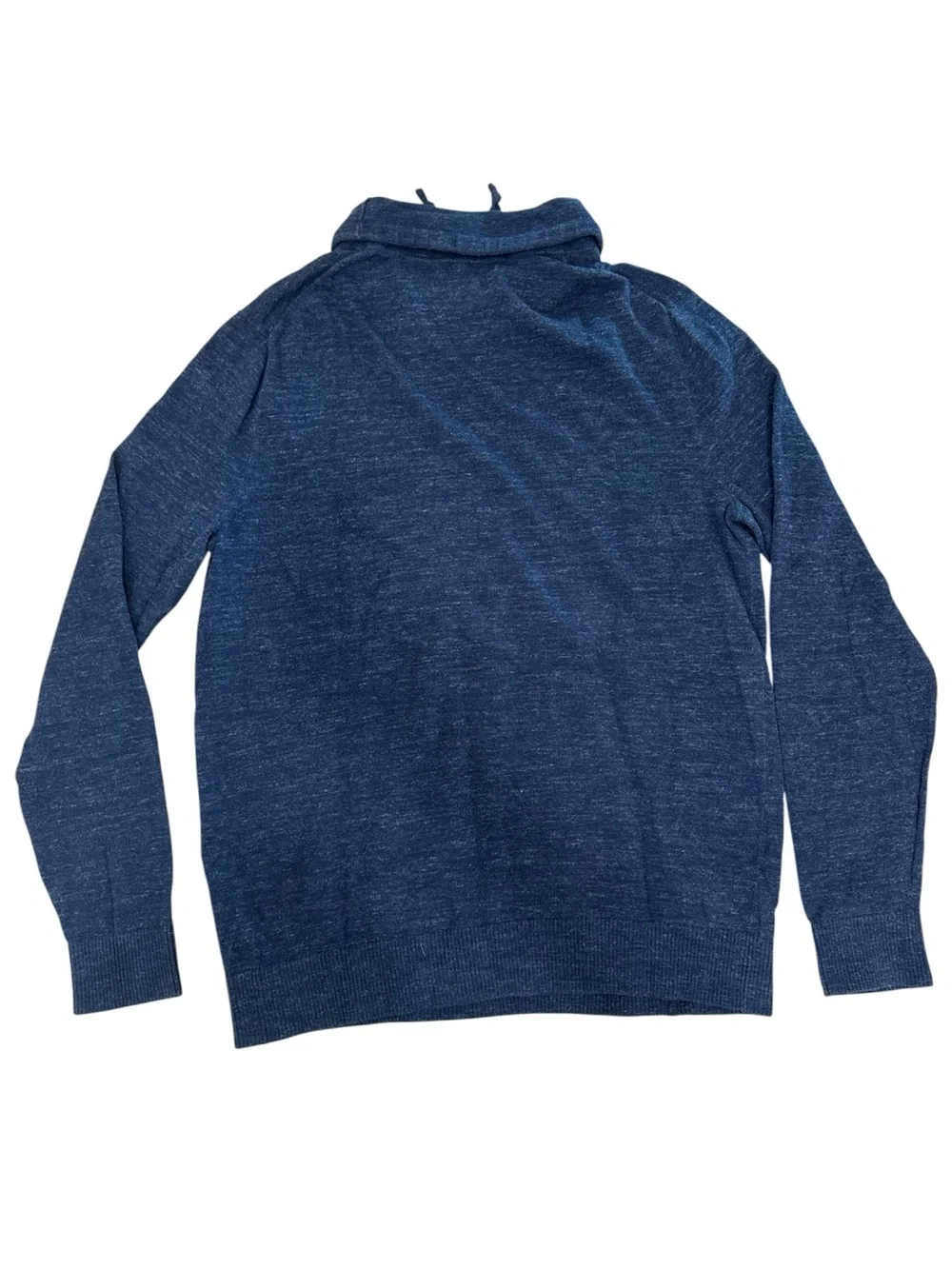 Banana Republic Organic Cotton Heathered Blue Turtleneck Sweater-Men’s Size L